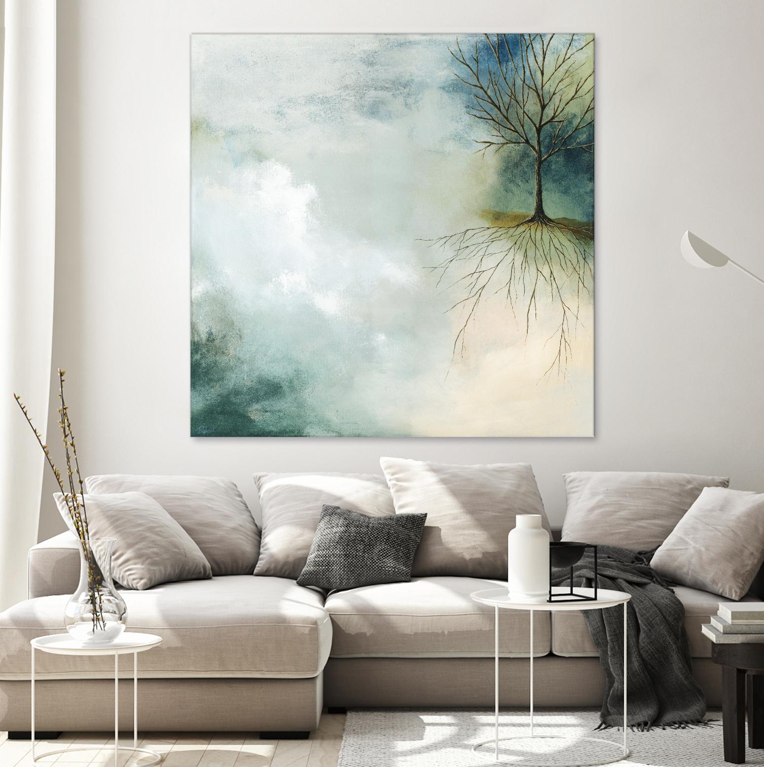 Sur terre comme au ciel by Roland Benoît on GIANT ART - grey trees