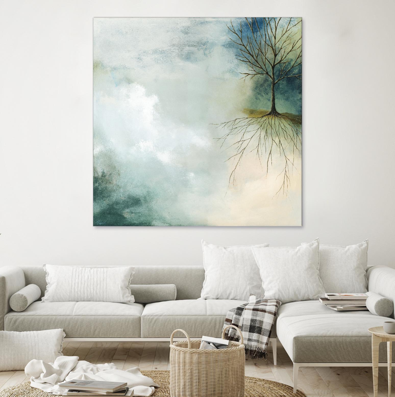 Sur terre comme au ciel by Roland Benoît on GIANT ART - grey trees