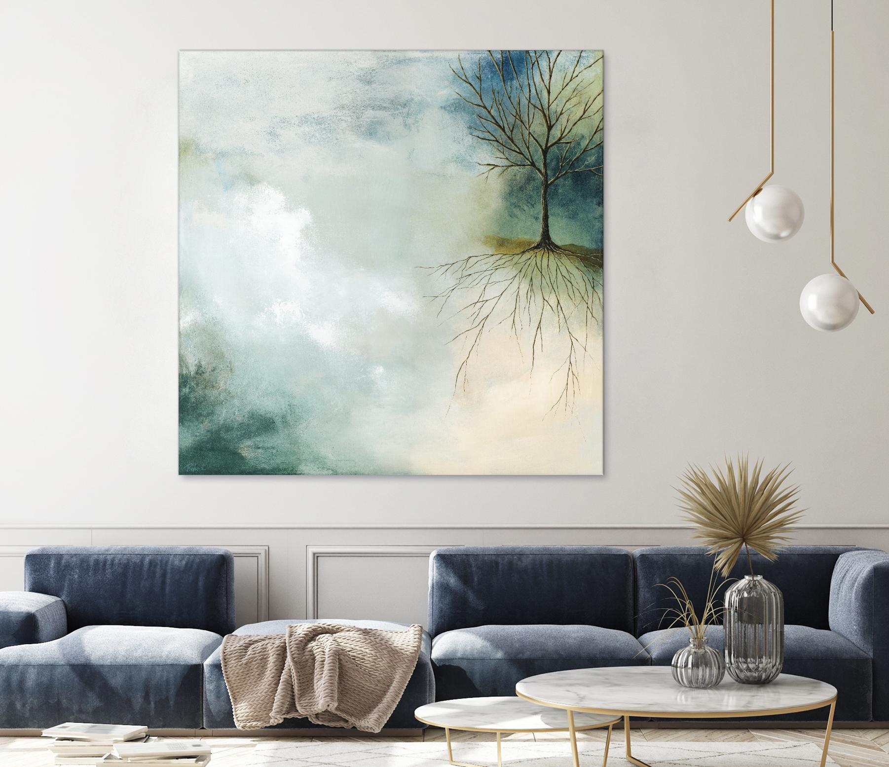 Sur terre comme au ciel by Roland Benoît on GIANT ART - grey trees