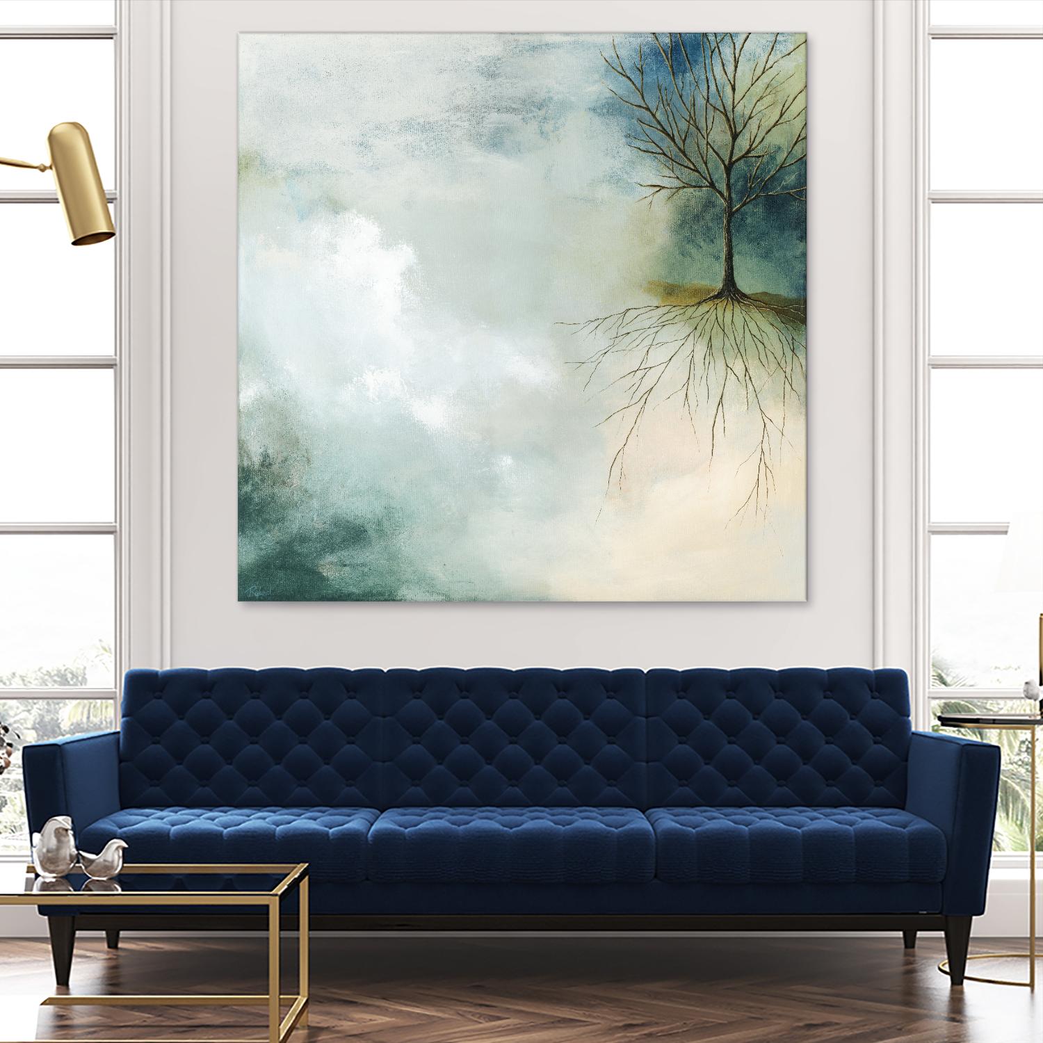 Sur terre comme au ciel by Roland Benoît on GIANT ART - grey trees