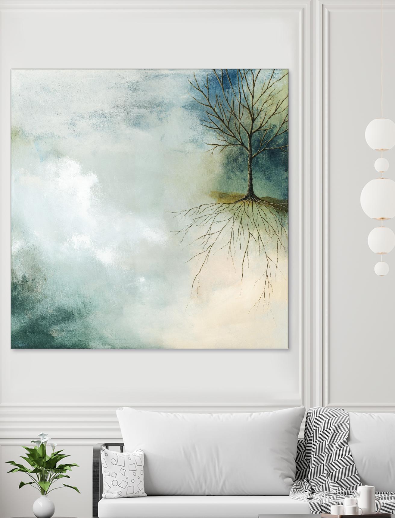 Sur terre comme au ciel by Roland Benoît on GIANT ART - grey trees