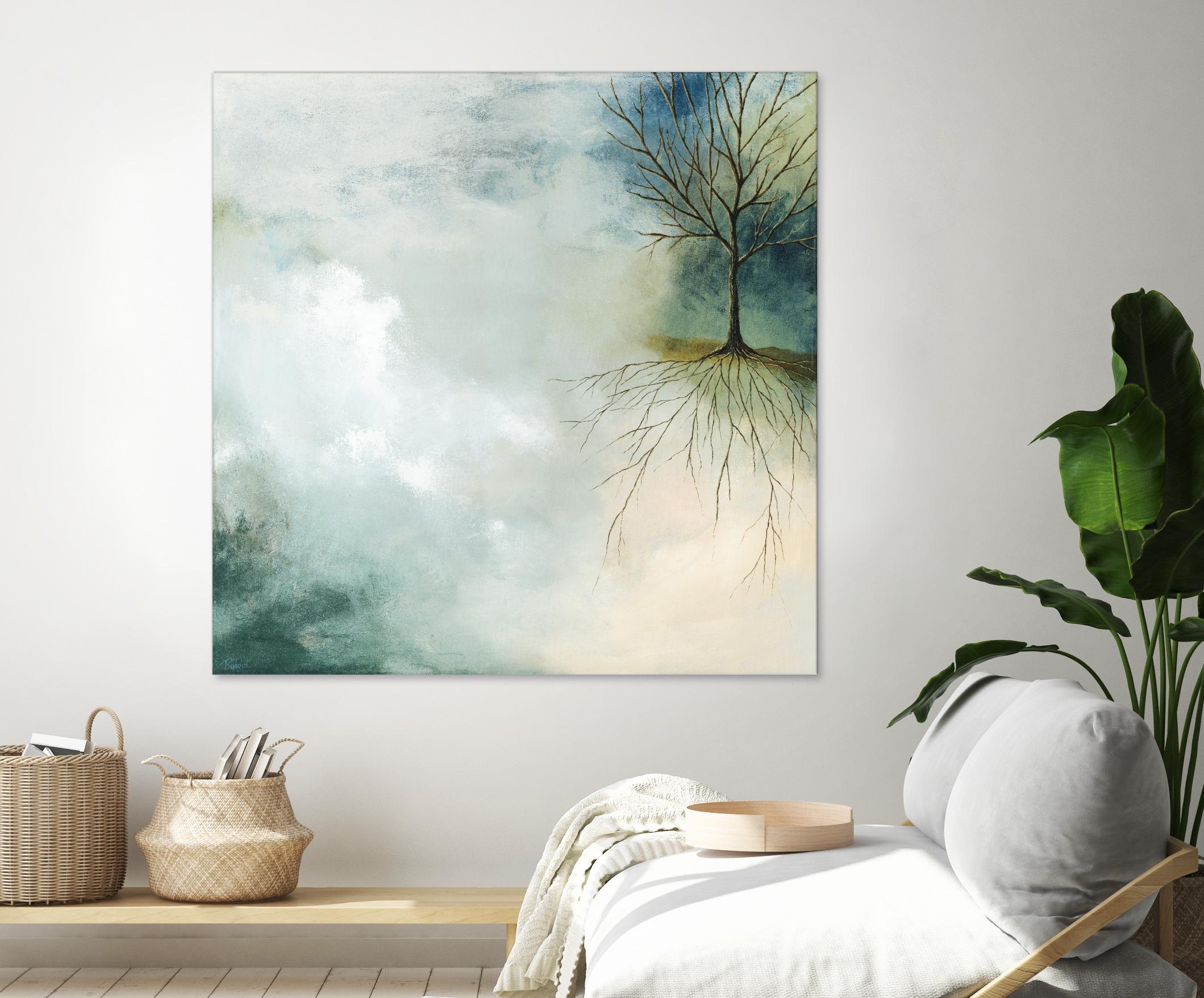 Sur terre comme au ciel by Roland Benoît on GIANT ART - grey trees