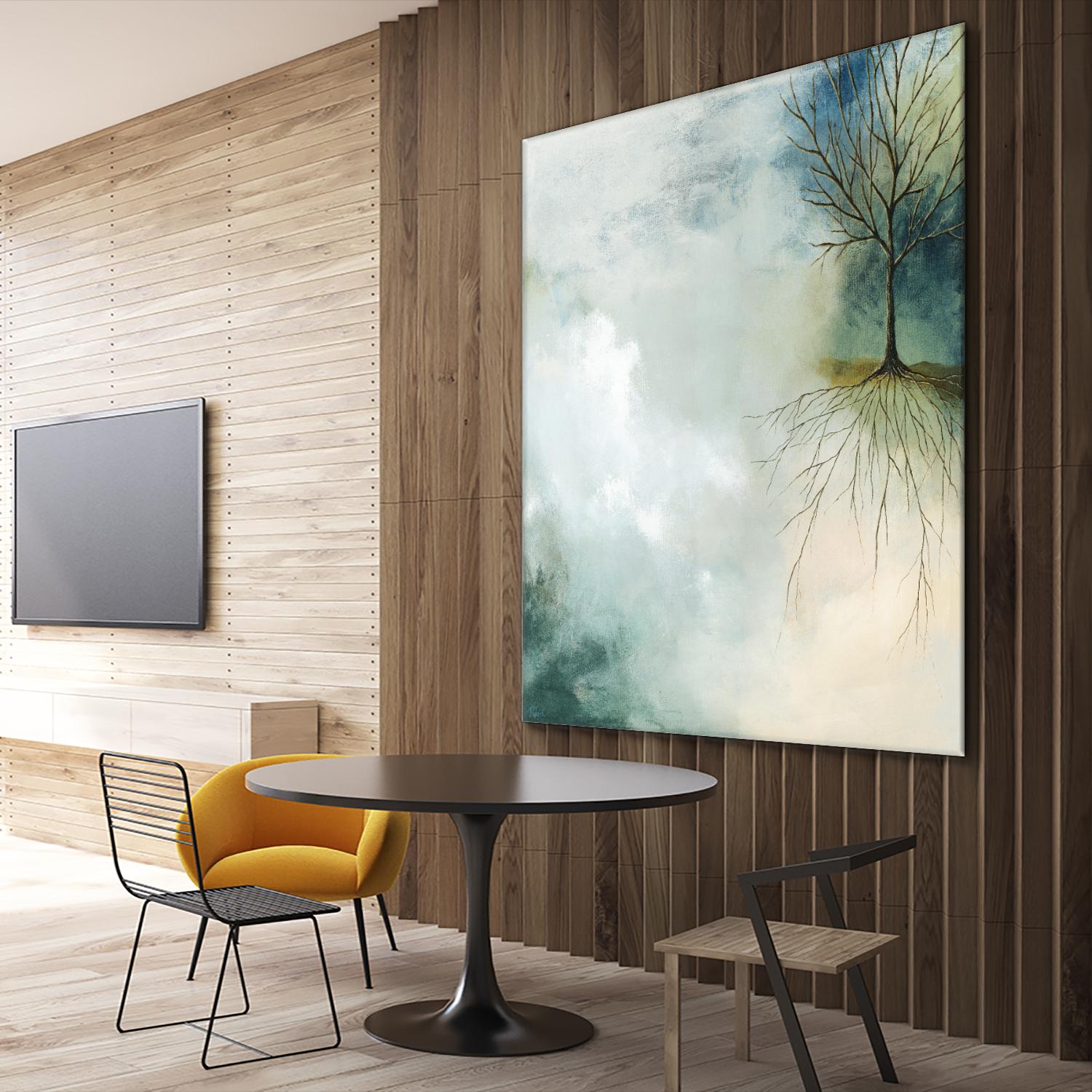 Sur terre comme au ciel by Roland Benoît on GIANT ART - grey trees