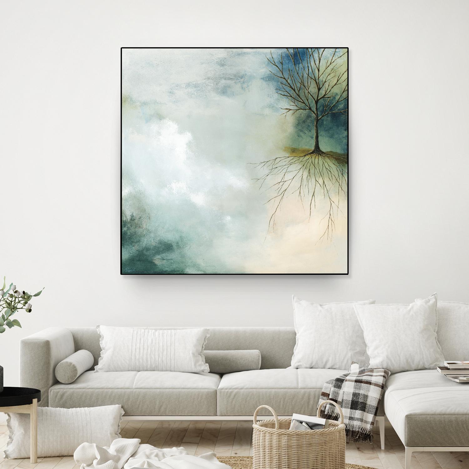 Sur terre comme au ciel by Roland Benoît on GIANT ART - grey trees