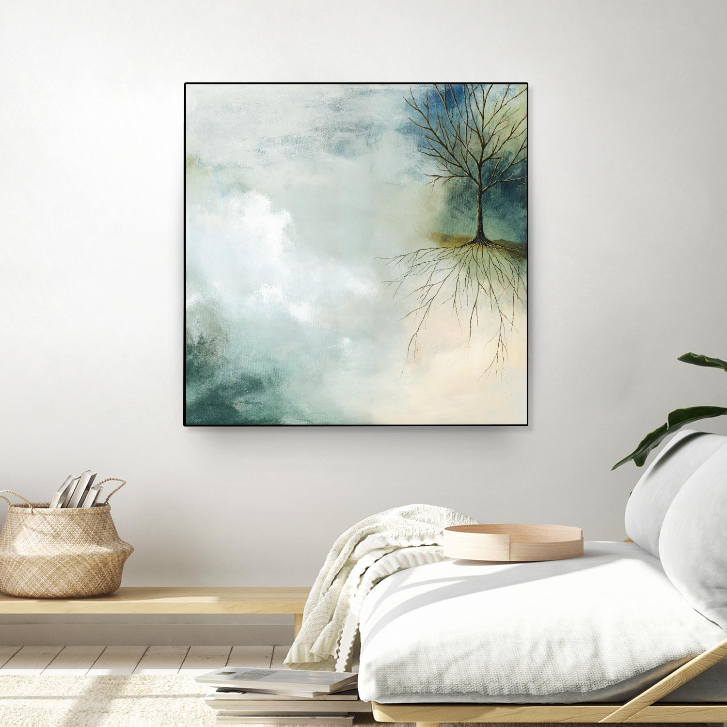 Sur terre comme au ciel by Roland Benoît on GIANT ART - grey trees