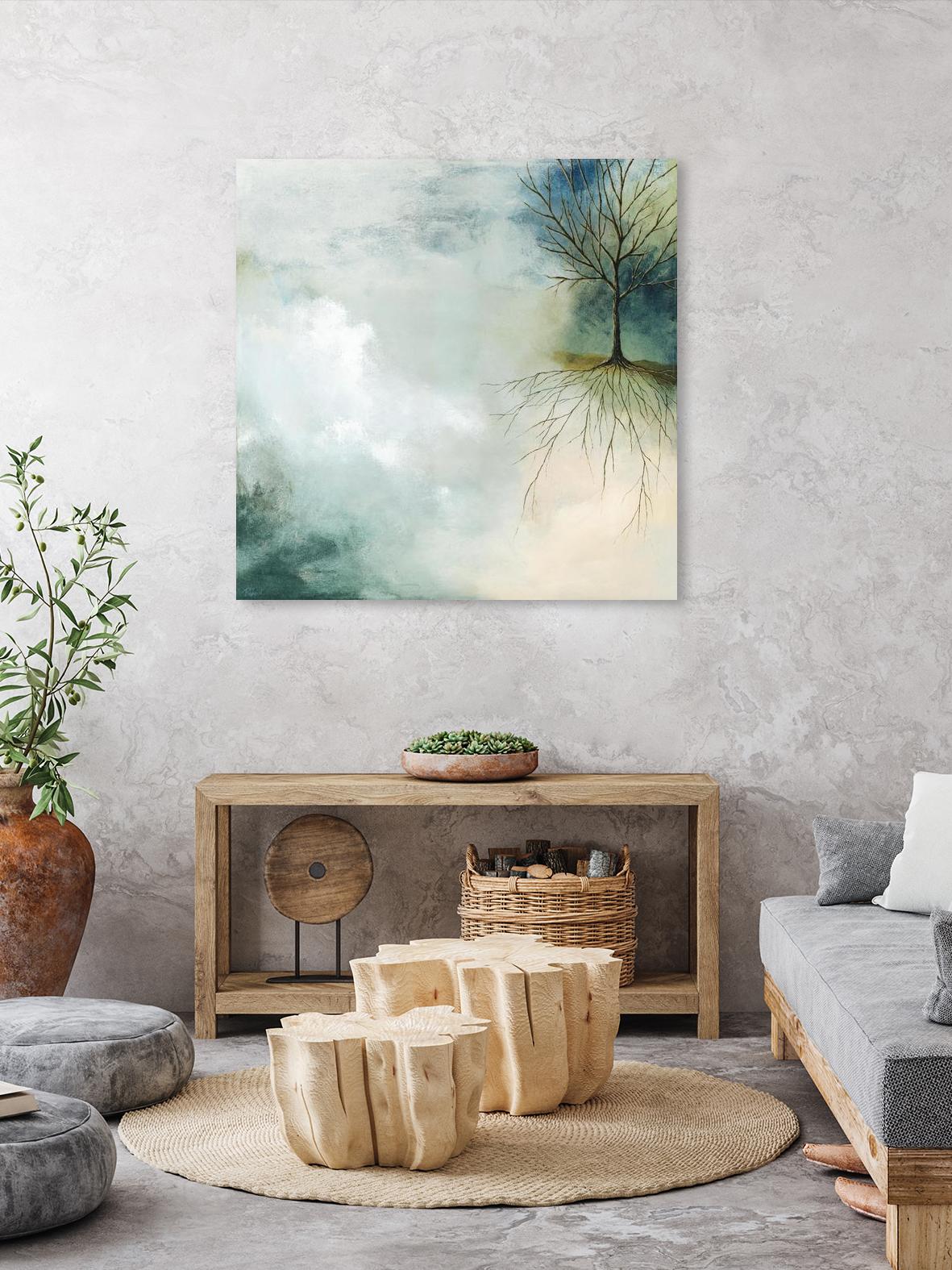 Sur terre comme au ciel by Roland Benoît on GIANT ART - grey trees