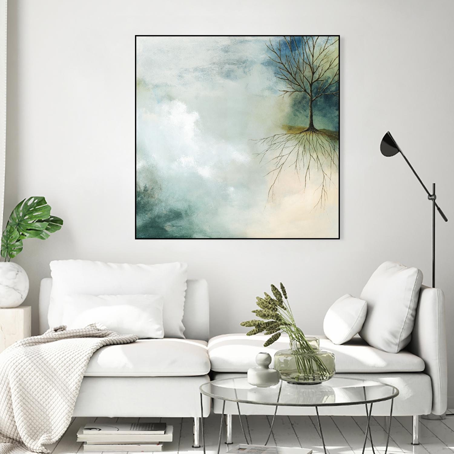 Sur terre comme au ciel by Roland Benoît on GIANT ART - grey trees