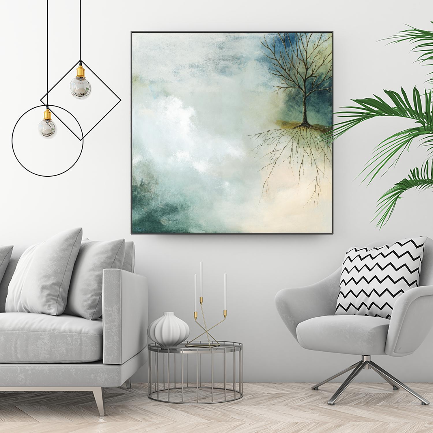 Sur terre comme au ciel by Roland Benoît on GIANT ART - grey trees