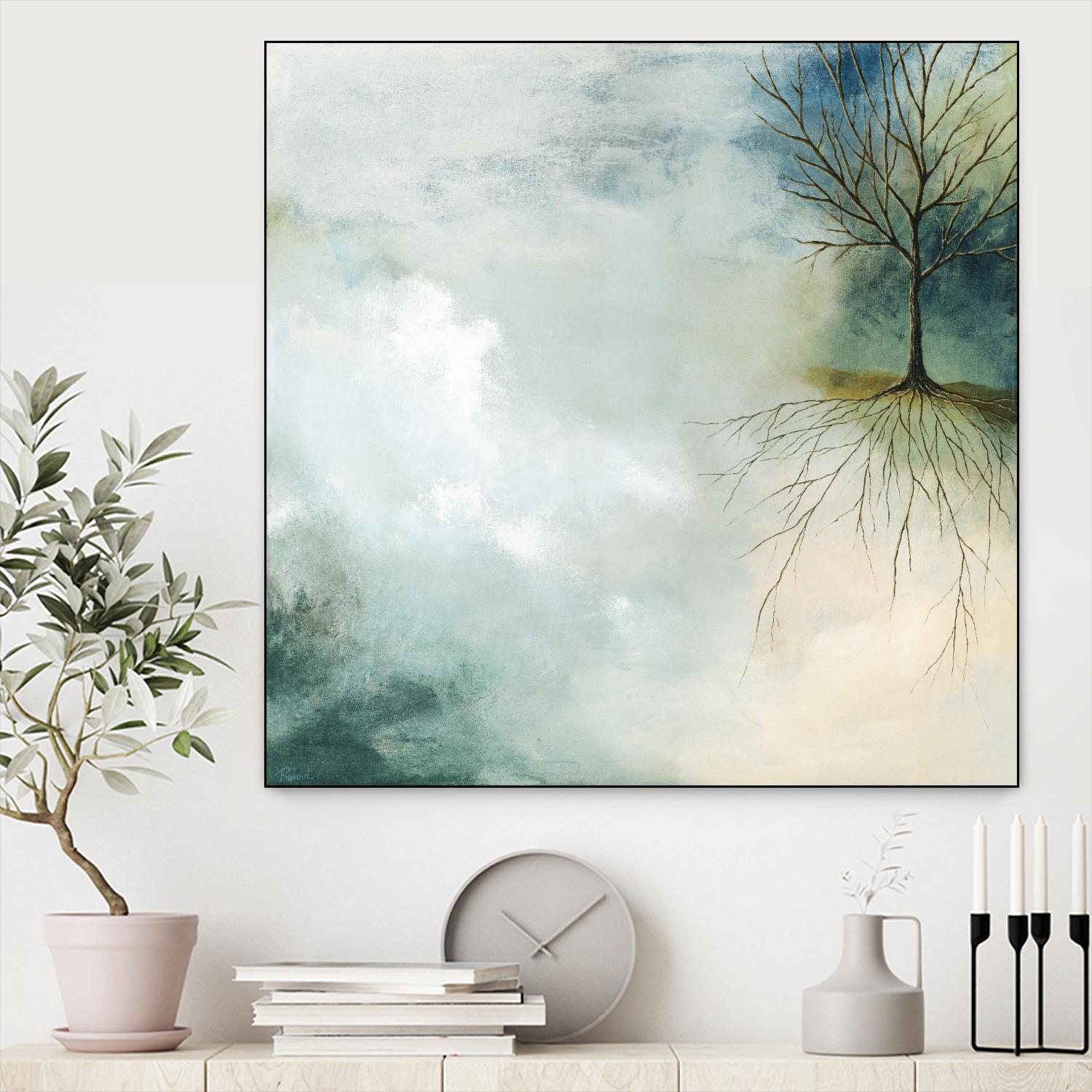 Sur terre comme au ciel by Roland Benoît on GIANT ART - grey trees