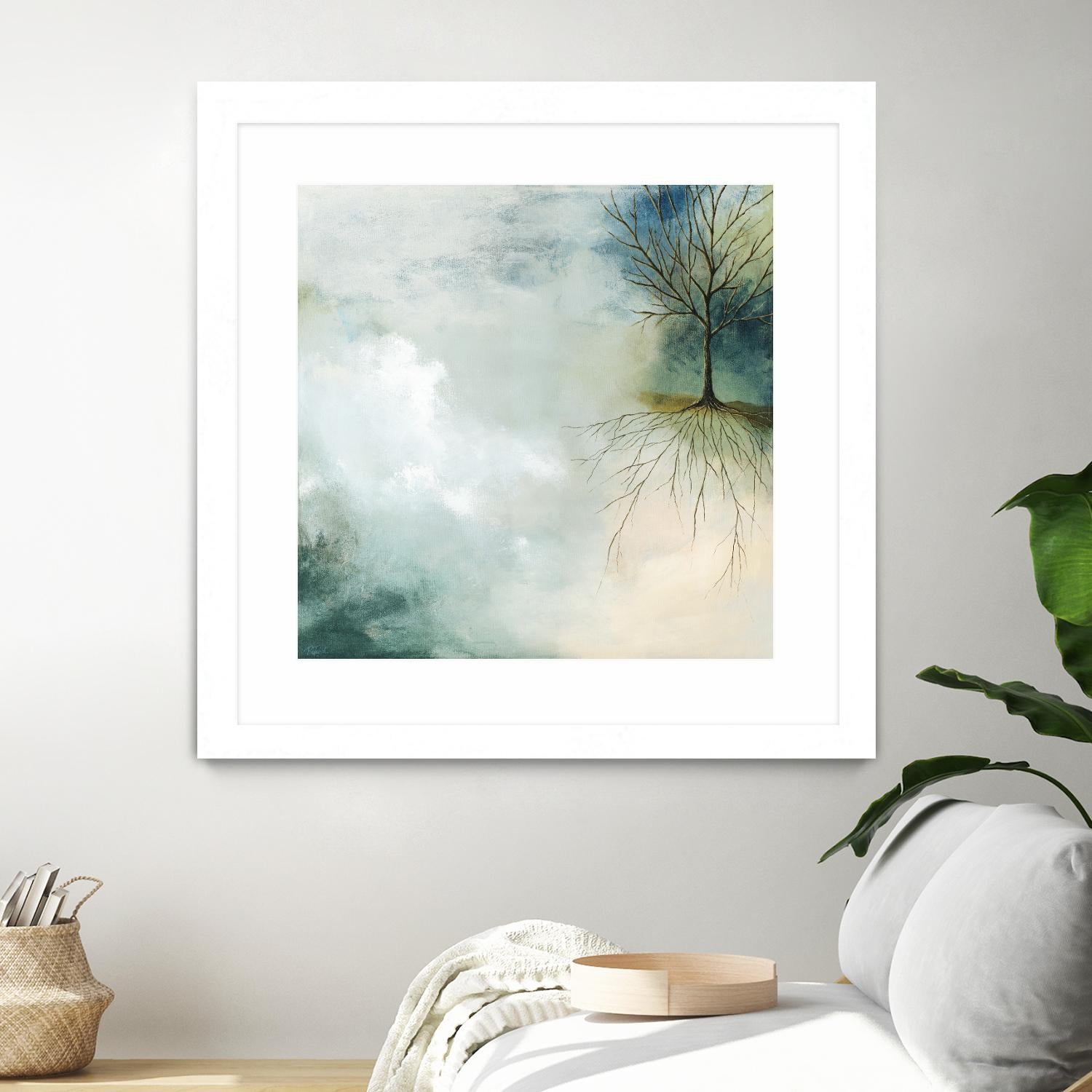 Sur terre comme au ciel by Roland Benoît on GIANT ART - grey trees