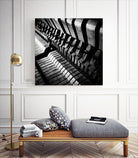 Piano XII by Jean-François Dupuis on GIANT ART - white black & white piano