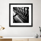 Piano XII by Jean-François Dupuis on GIANT ART - white black & white piano