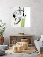 Tour de piste 4 by Sylvie Cloutier on GIANT ART - green abstract