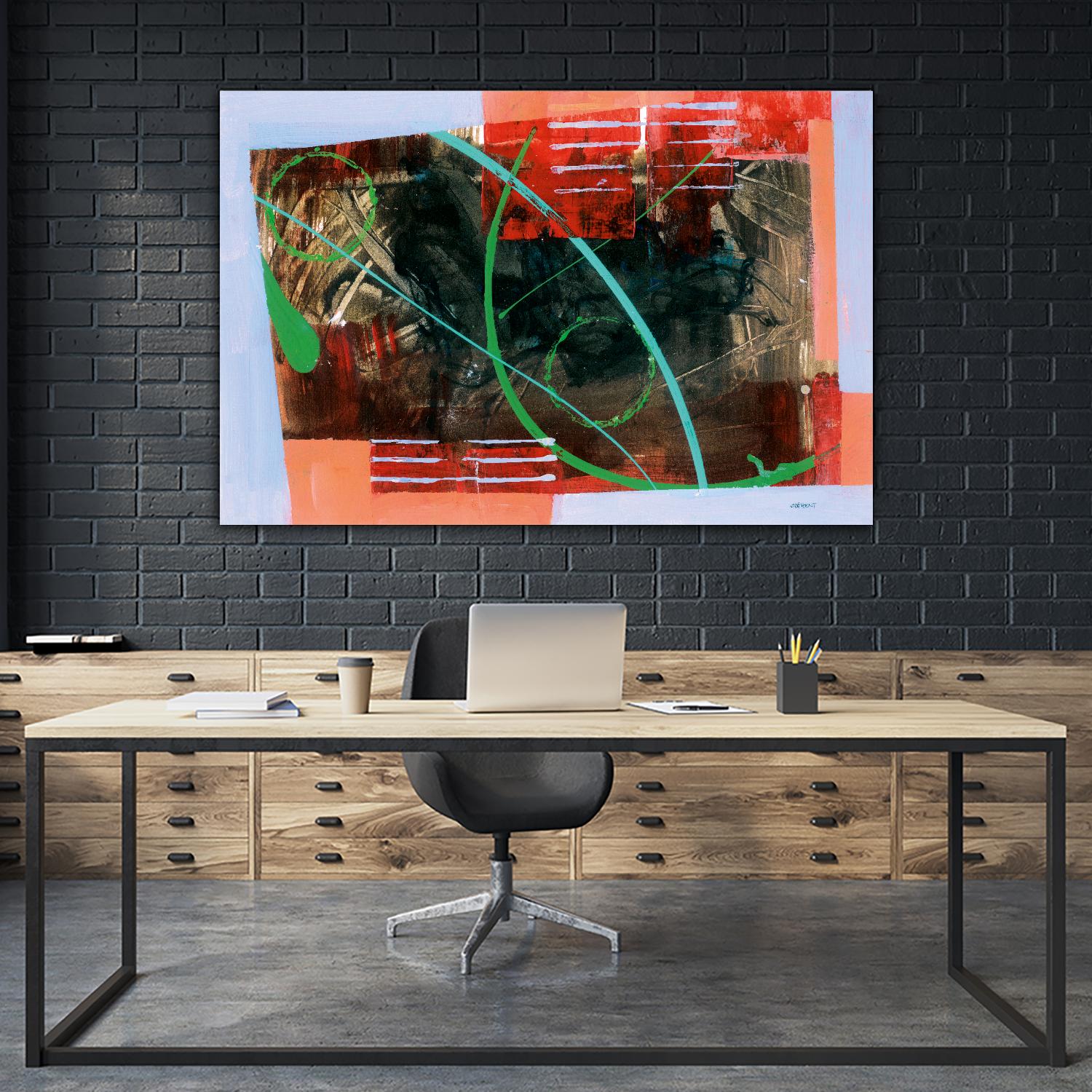 Réjouissance by Jacques Clement on GIANT ART - black abstract