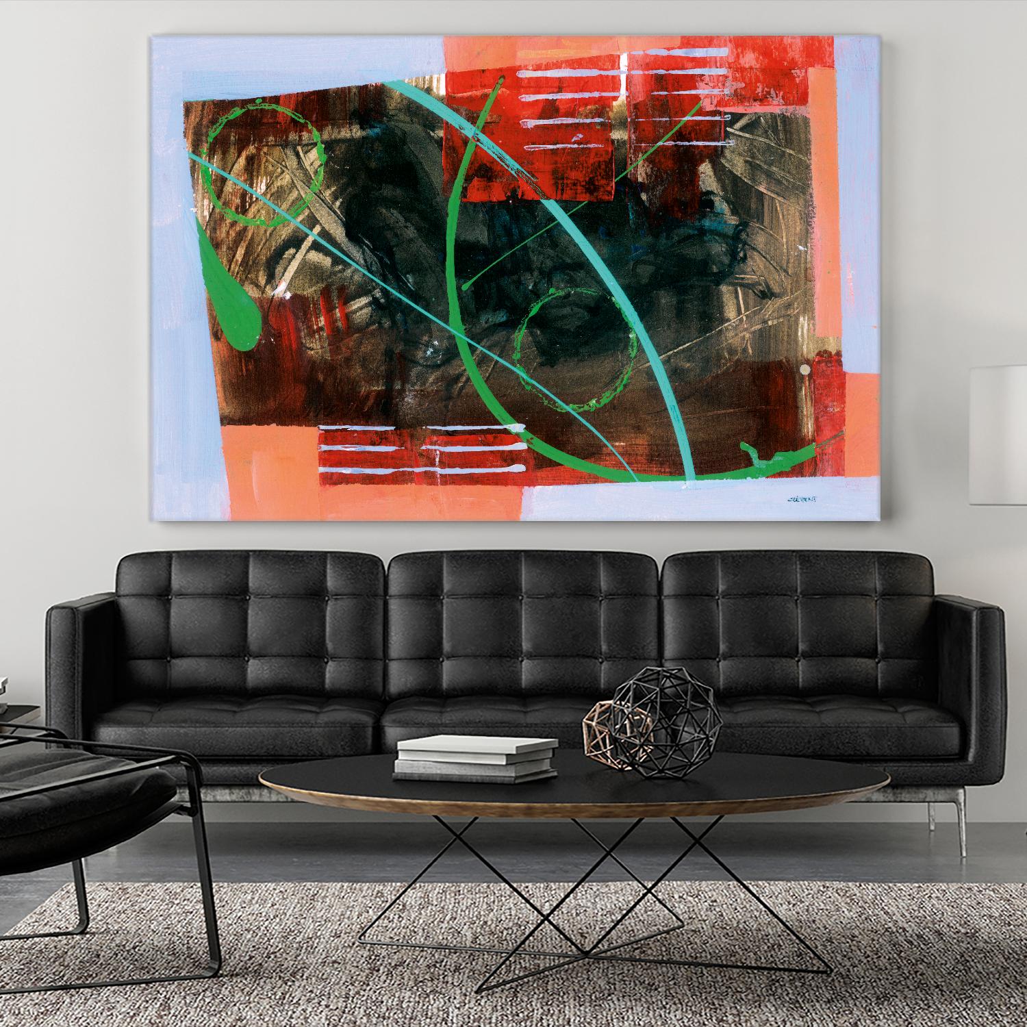 Réjouissance by Jacques Clement on GIANT ART - black abstract