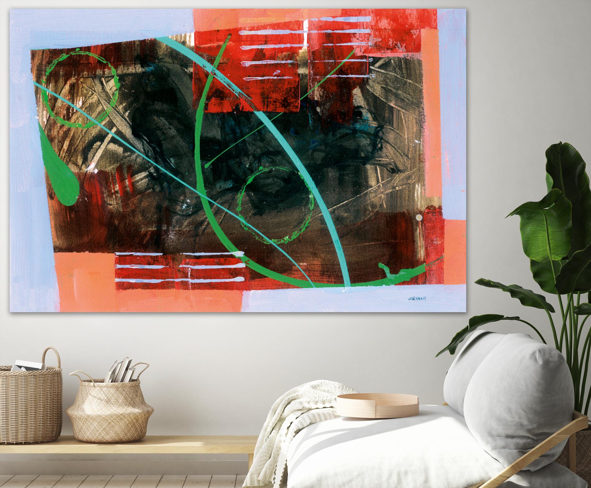 Réjouissance by Jacques Clement on GIANT ART - black abstract