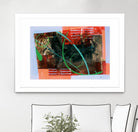 Réjouissance by Jacques Clement on GIANT ART - red abstract