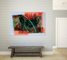 Réjouissance by Jacques Clement on GIANT ART - red abstract