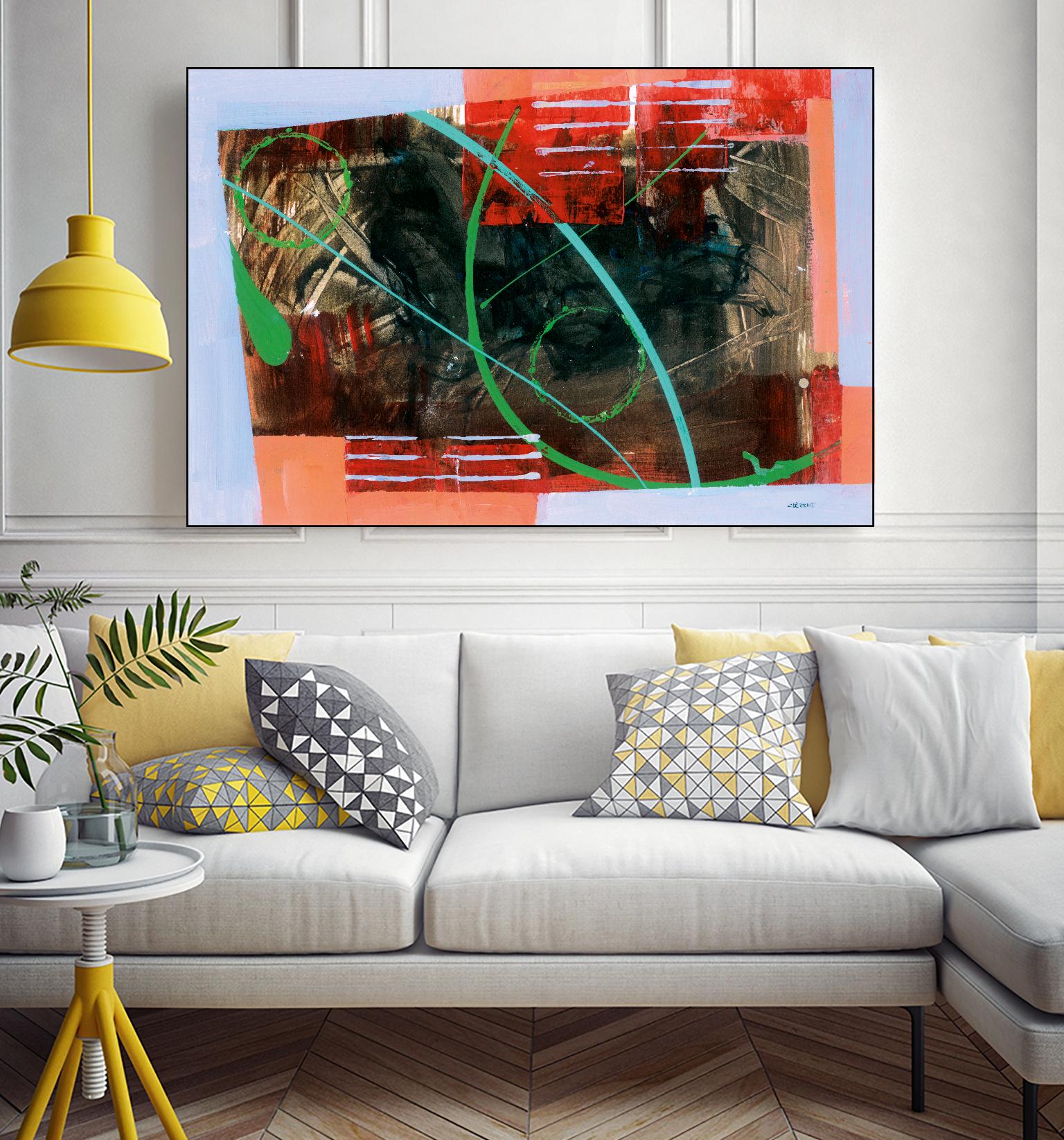 Réjouissance by Jacques Clement on GIANT ART - black abstract