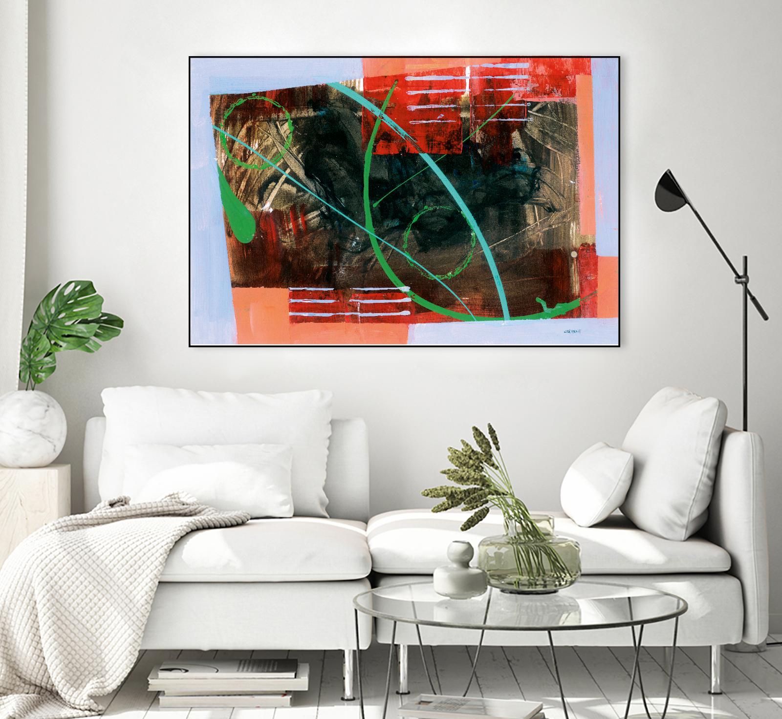 Réjouissance by Jacques Clement on GIANT ART - black abstract
