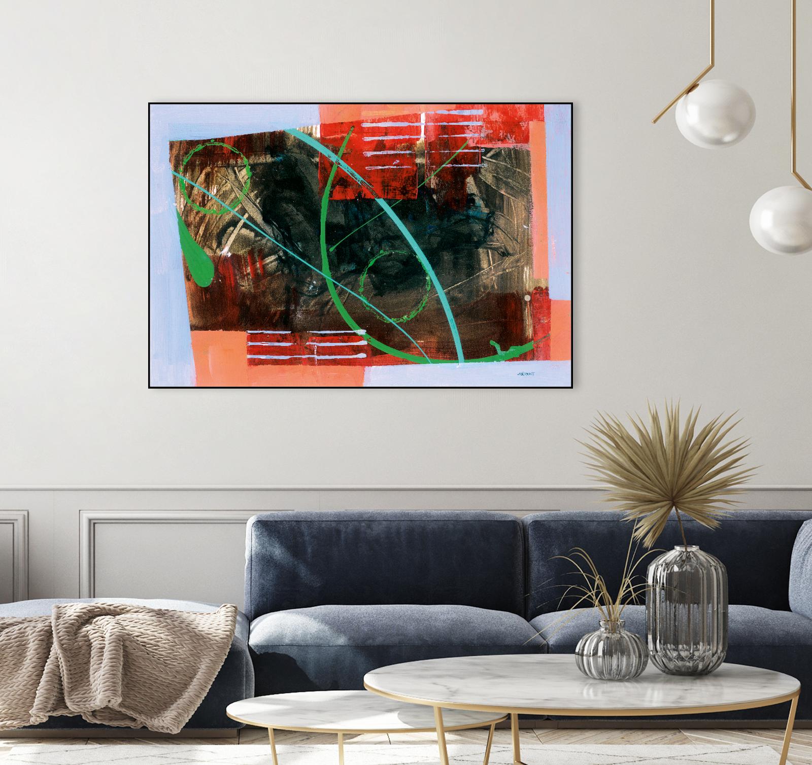 Réjouissance by Jacques Clement on GIANT ART - black abstract