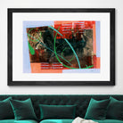 Réjouissance by Jacques Clement on GIANT ART - red abstract