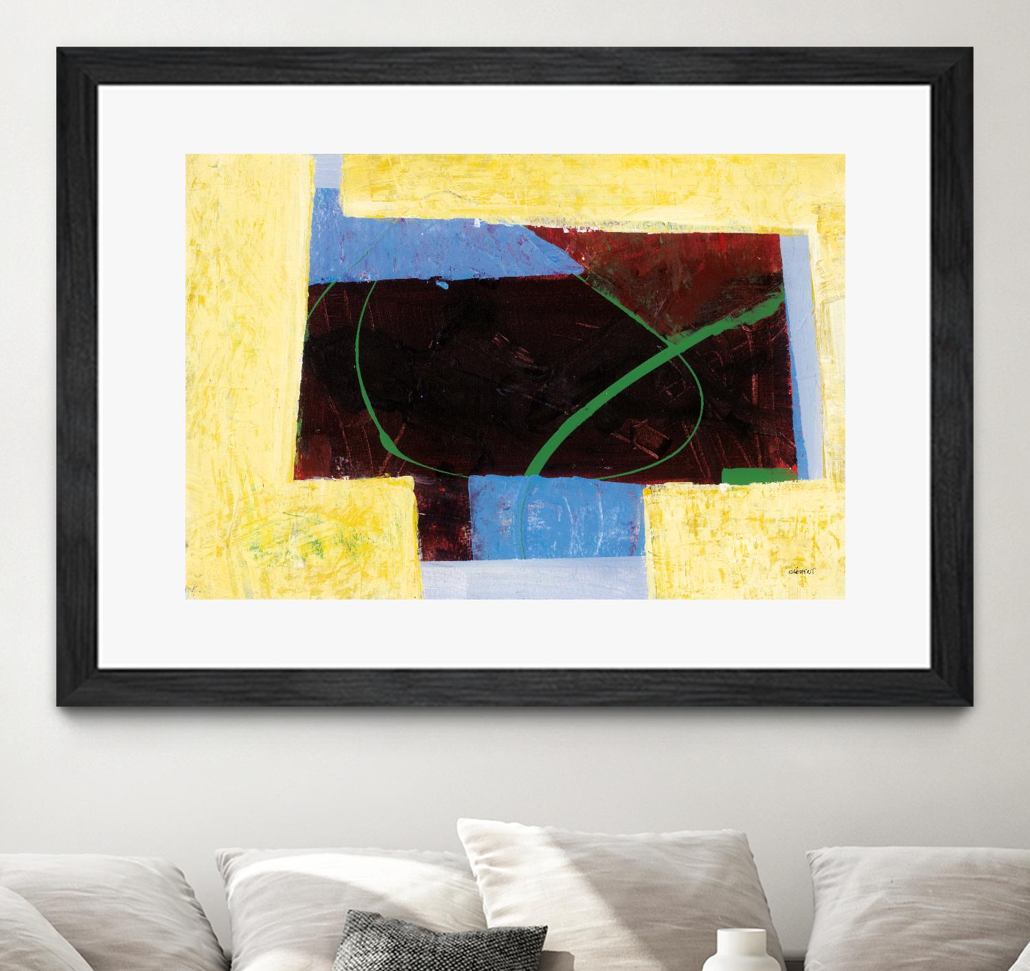 Égaiement 2 by Jacques Clement on GIANT ART - red abstract