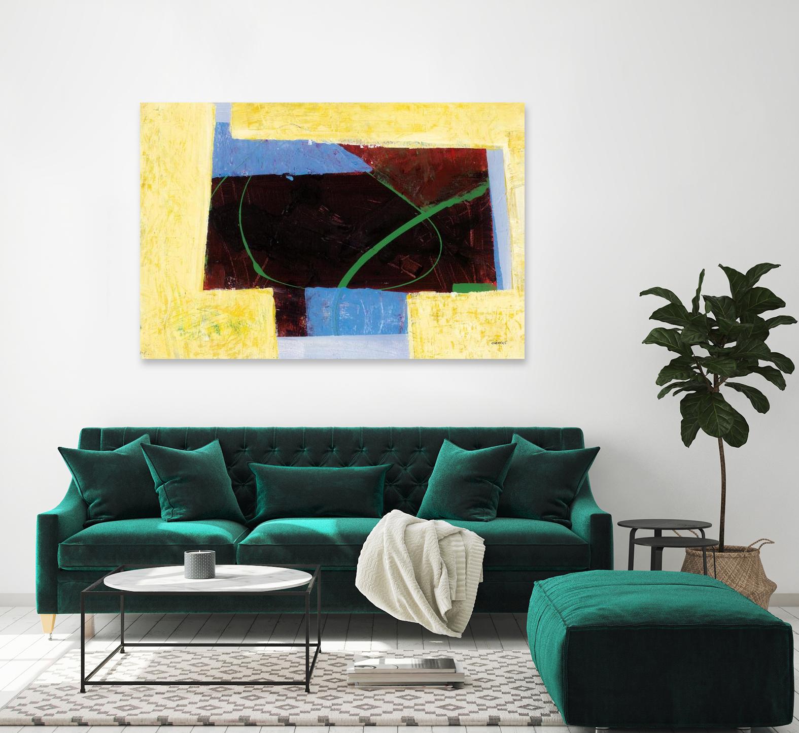 Égaiement 2 by Jacques Clement on GIANT ART - red abstract