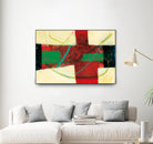 Magnificience by Jacques Clement on GIANT ART - red abstract