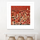 Distorted city scene 1 by Jean-François Dupuis on GIANT ART - beige city scene