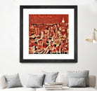 Distorted city scene 1 by Jean-François Dupuis on GIANT ART - beige city scene