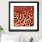 Distorted city scene 1 by Jean-François Dupuis on GIANT ART - beige city scene