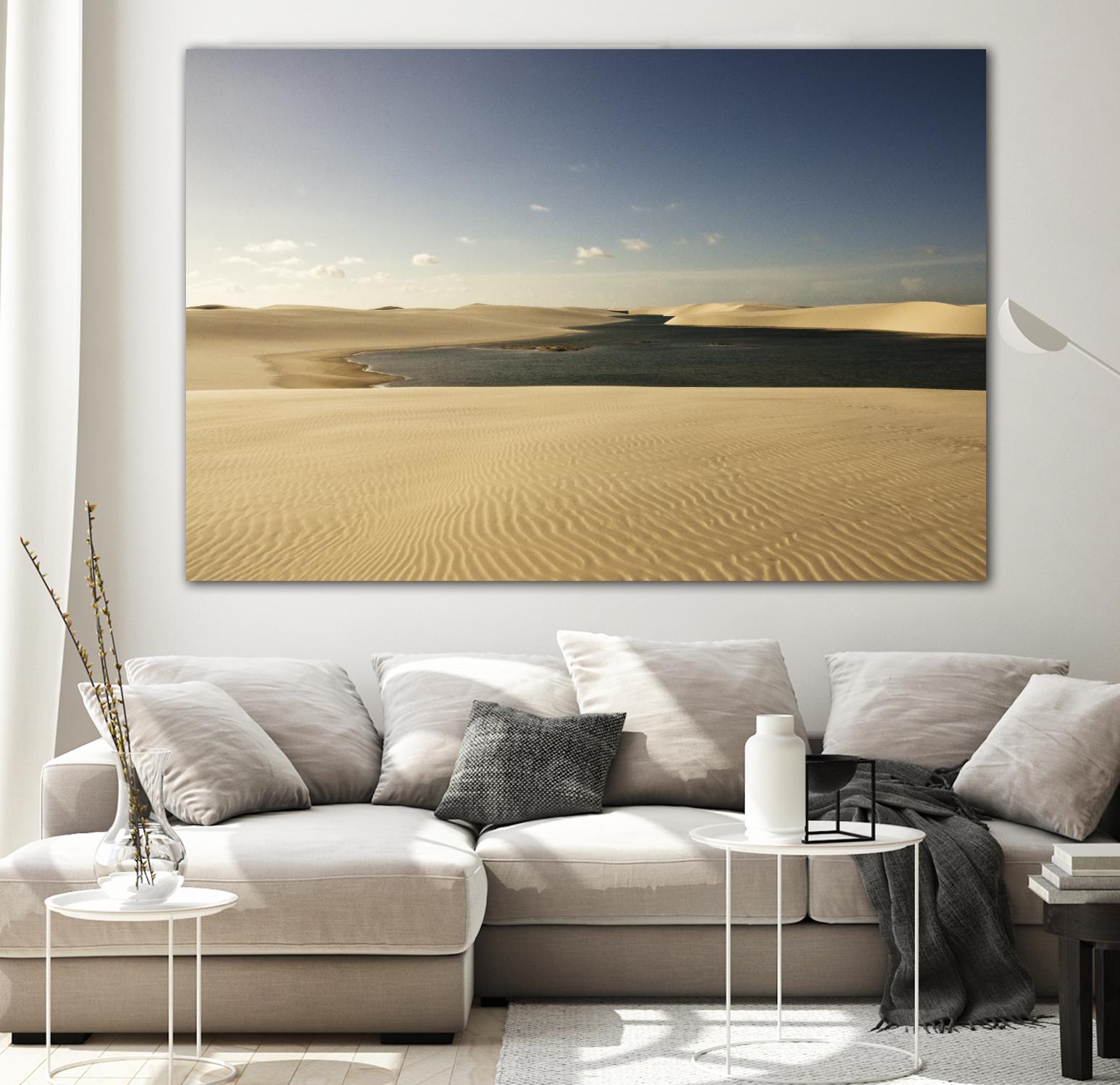 Dunes by Daniel Stanford on GIANT ART - beige landscape