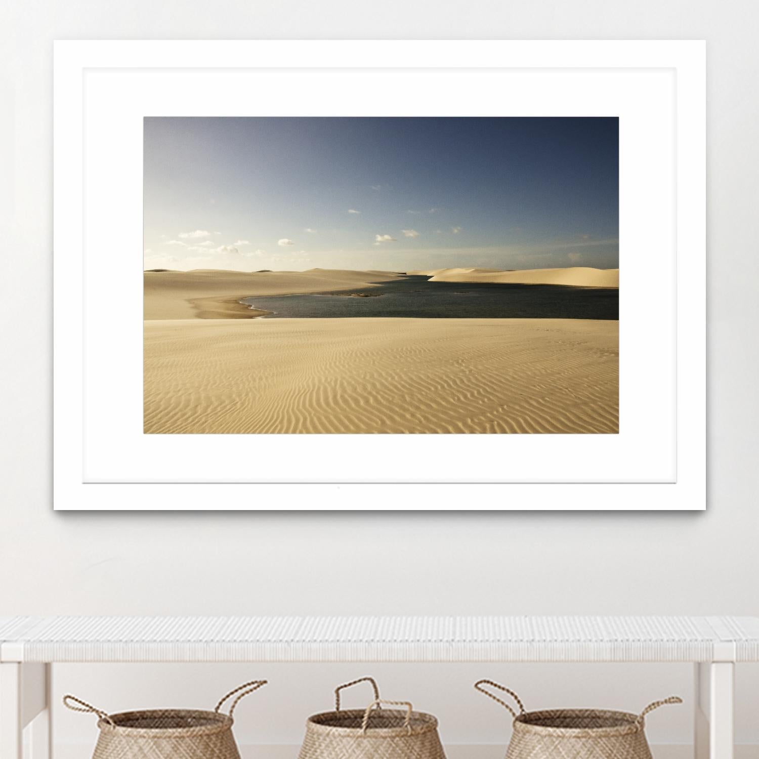 Dunes by Daniel Stanford on GIANT ART - beige landscape