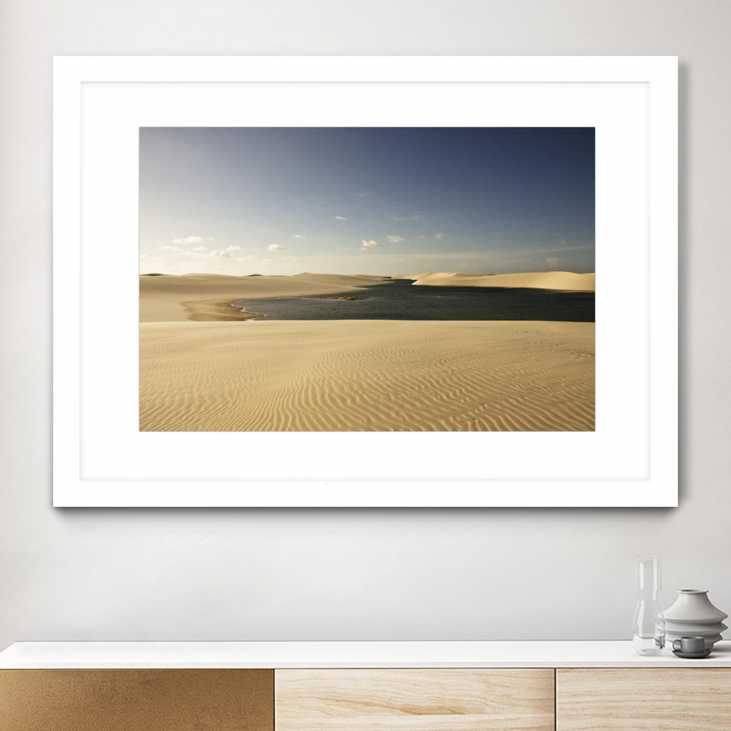 Dunes by Daniel Stanford on GIANT ART - beige landscape