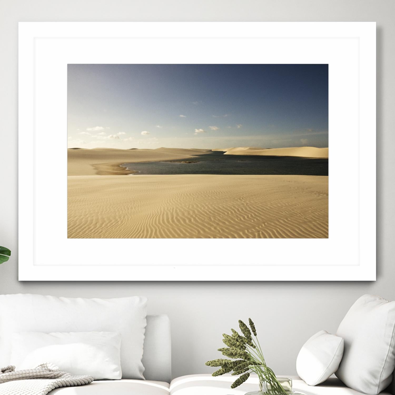 Dunes by Daniel Stanford on GIANT ART - beige landscape