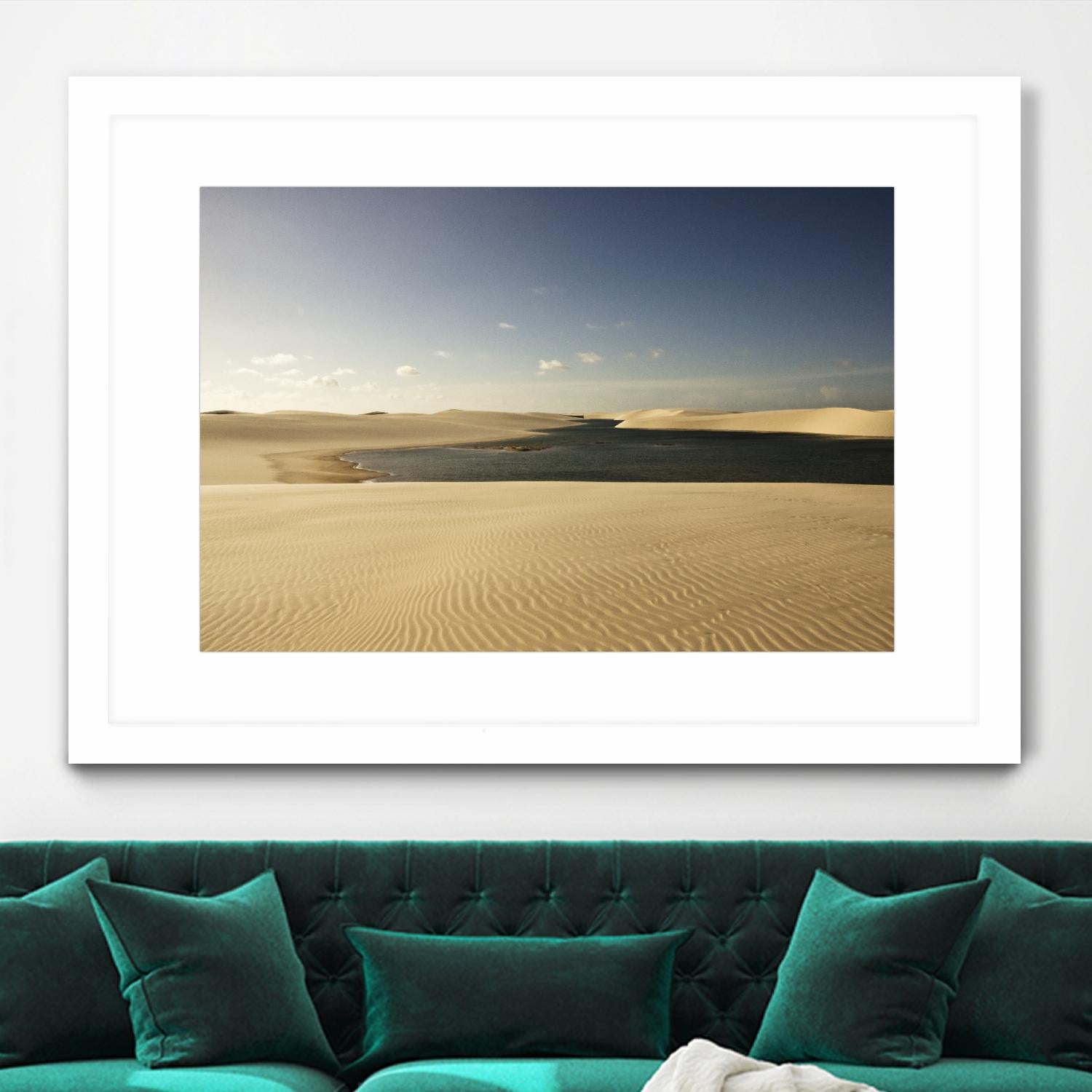 Dunes by Daniel Stanford on GIANT ART - beige landscape