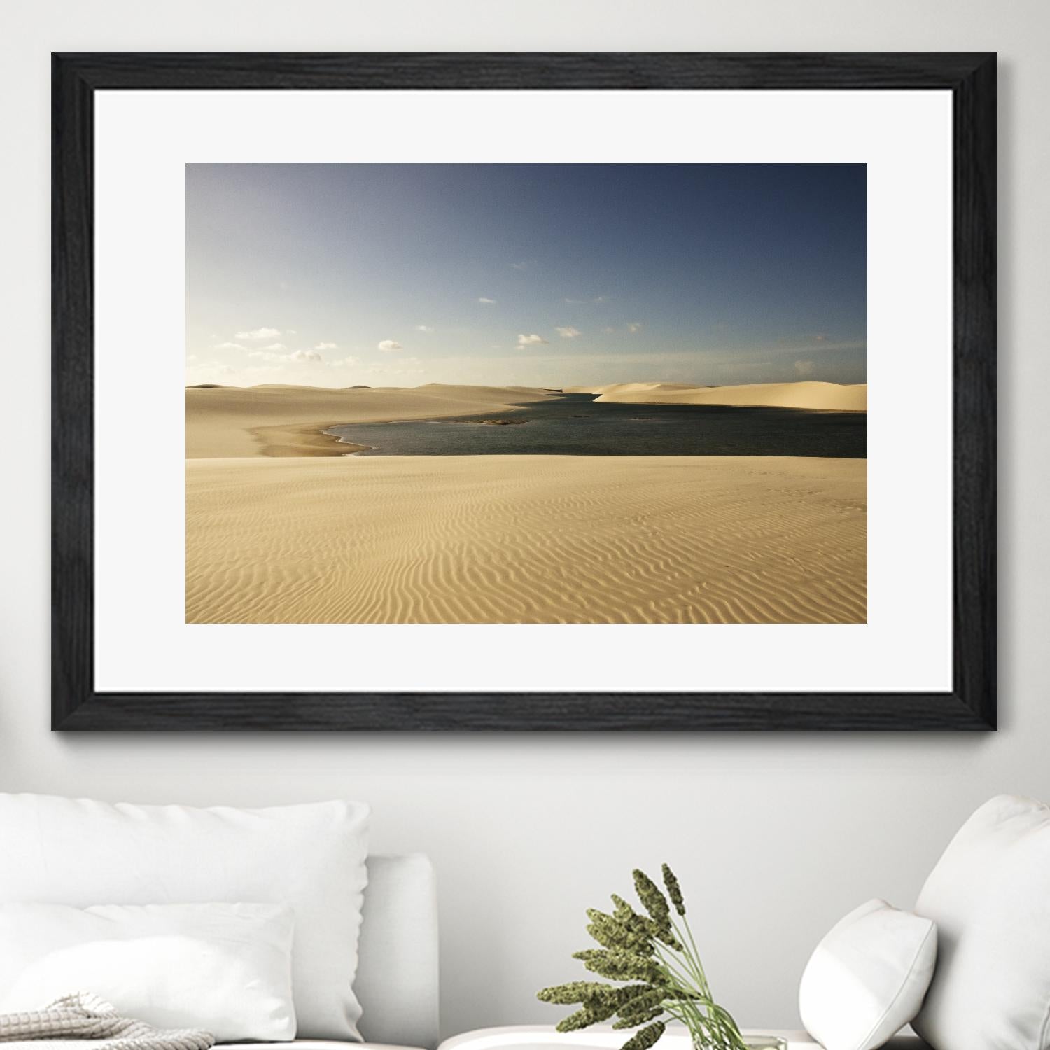 Dunes by Daniel Stanford on GIANT ART - beige landscape