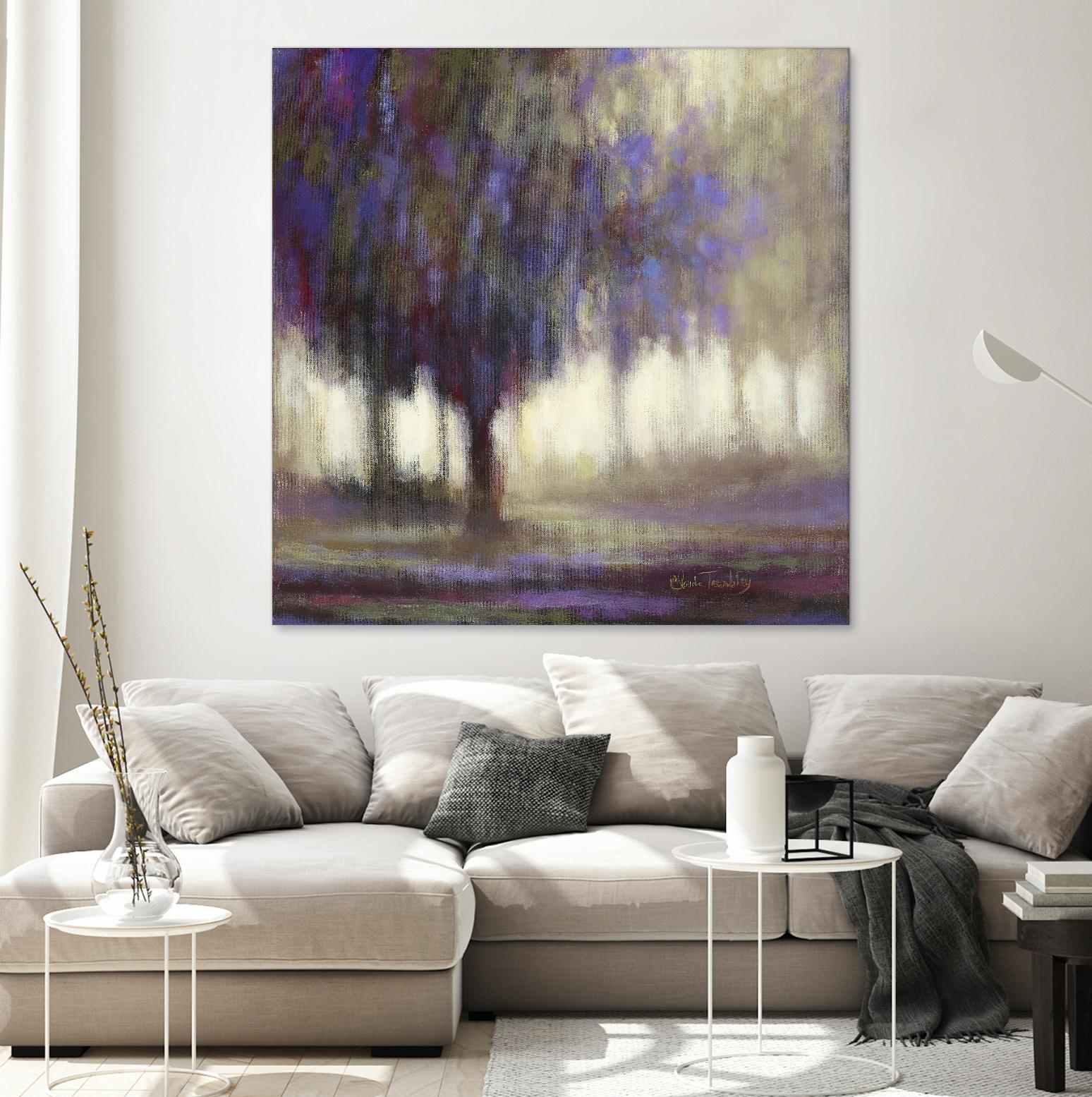 Monde en mutation by Claude Tremblay on GIANT ART - grey trees