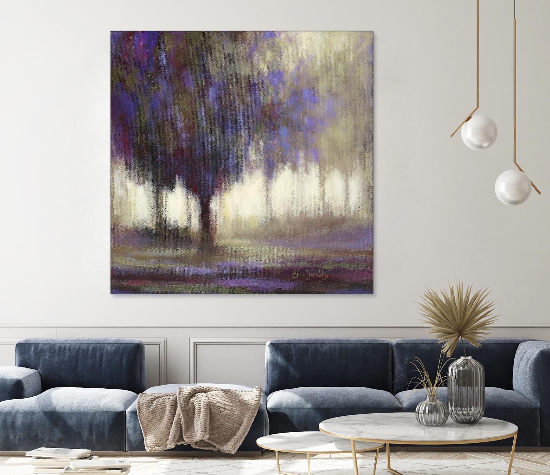 Monde en mutation by Claude Tremblay on GIANT ART - grey trees