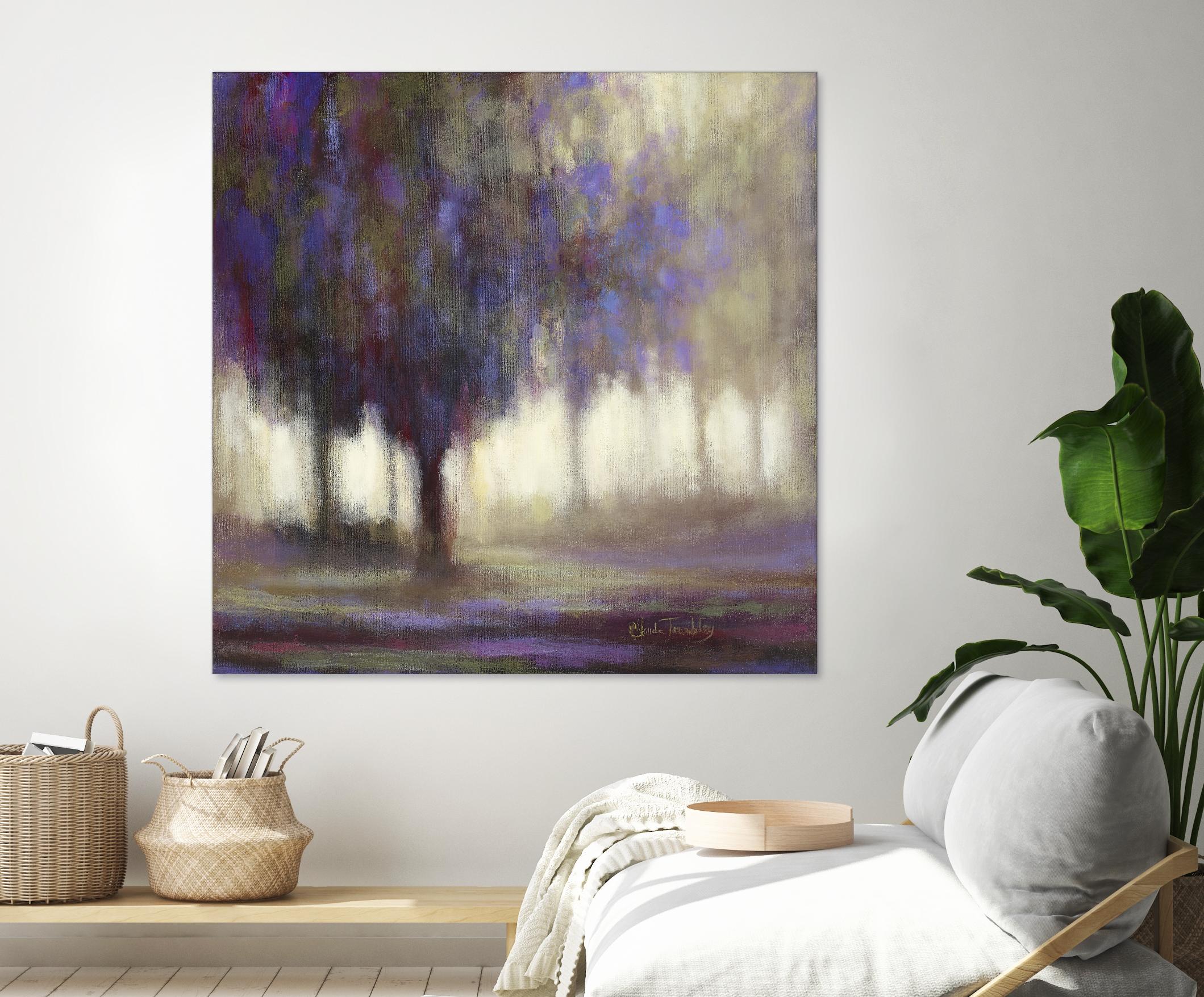 Monde en mutation by Claude Tremblay on GIANT ART - grey trees