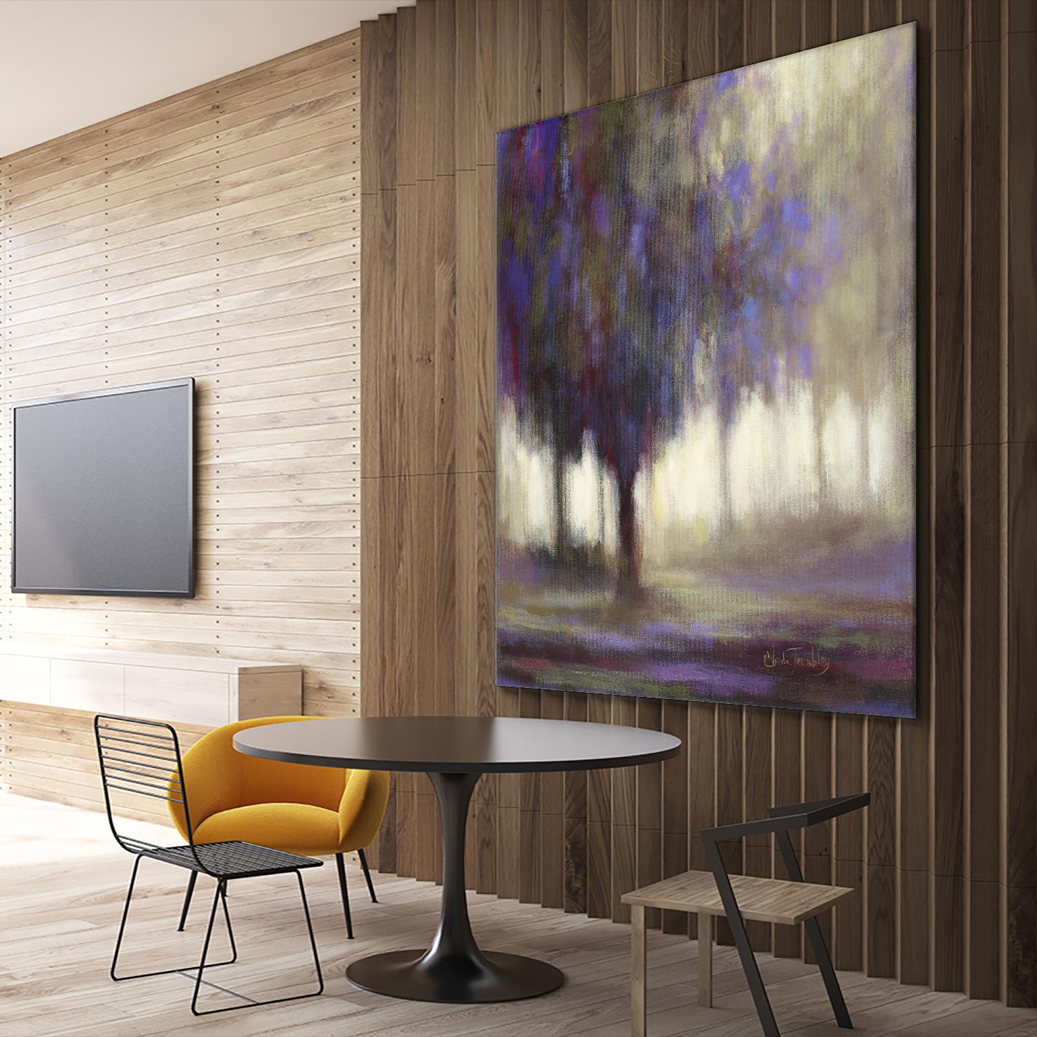 Monde en mutation by Claude Tremblay on GIANT ART - grey trees