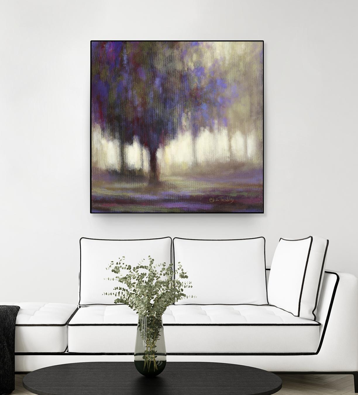 Monde en mutation by Claude Tremblay on GIANT ART - grey trees