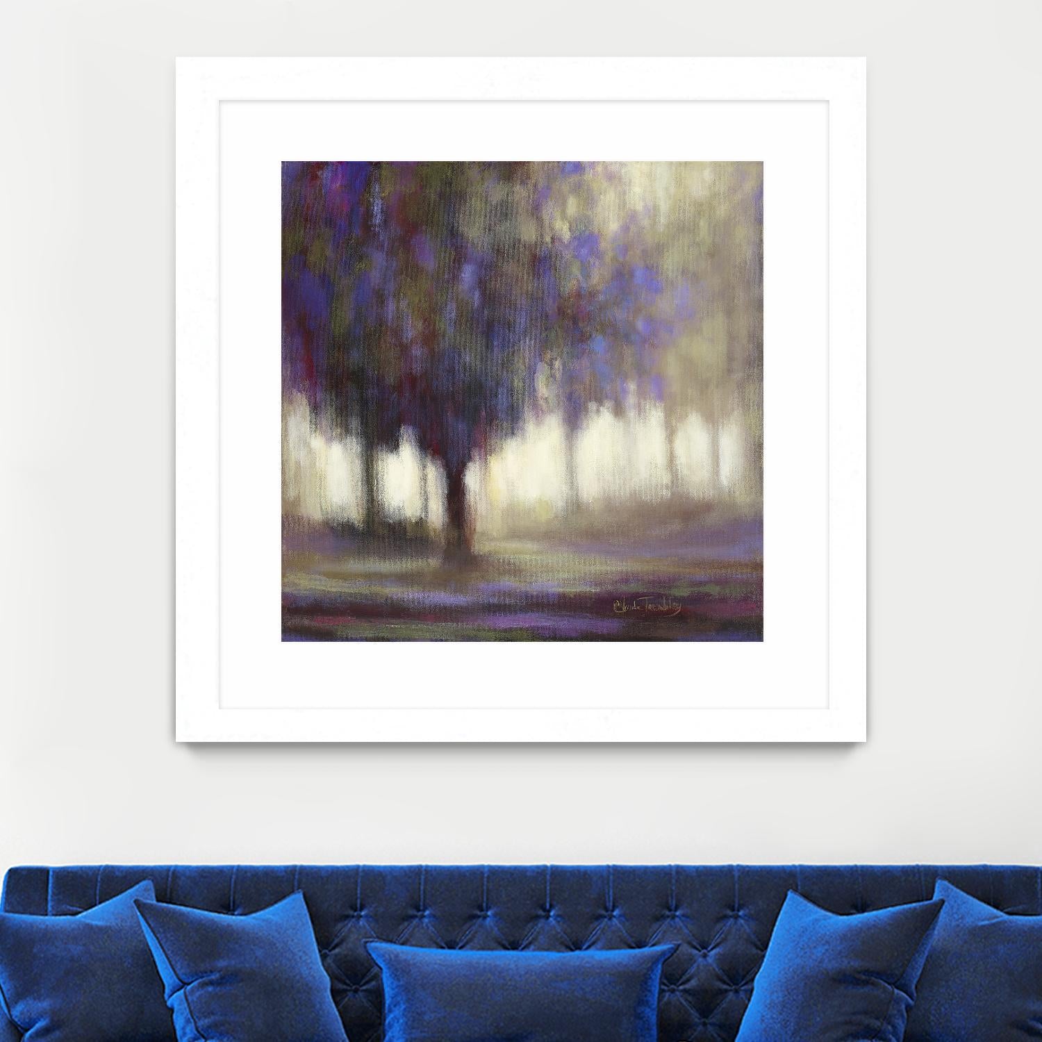 Monde en mutation by Claude Tremblay on GIANT ART - grey trees