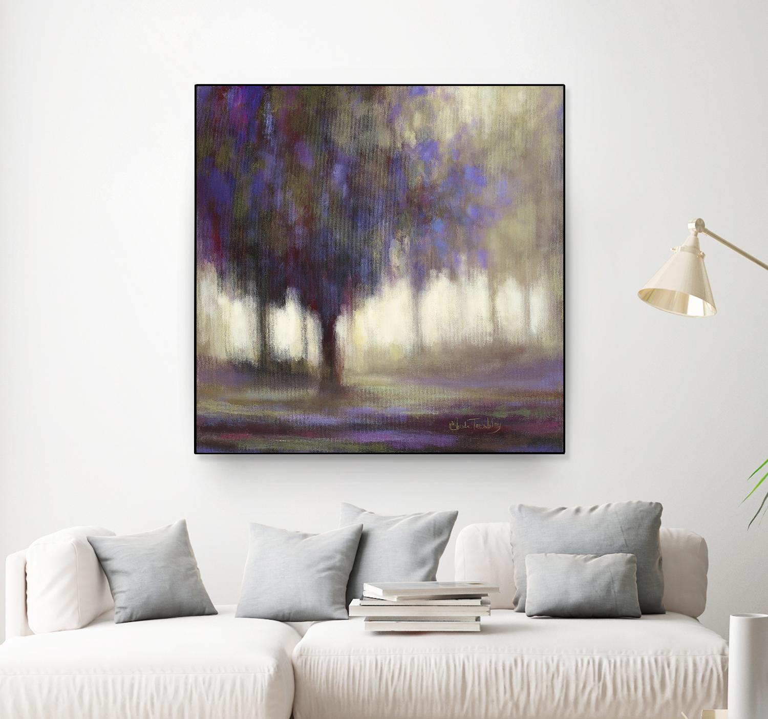 Monde en mutation by Claude Tremblay on GIANT ART - grey trees