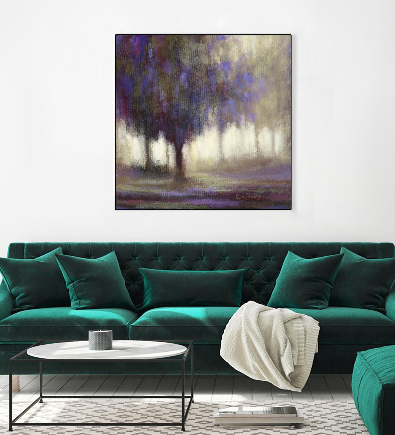 Monde en mutation by Claude Tremblay on GIANT ART - grey trees