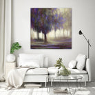 Monde en mutation by Claude Tremblay on GIANT ART - purple landscape arbres