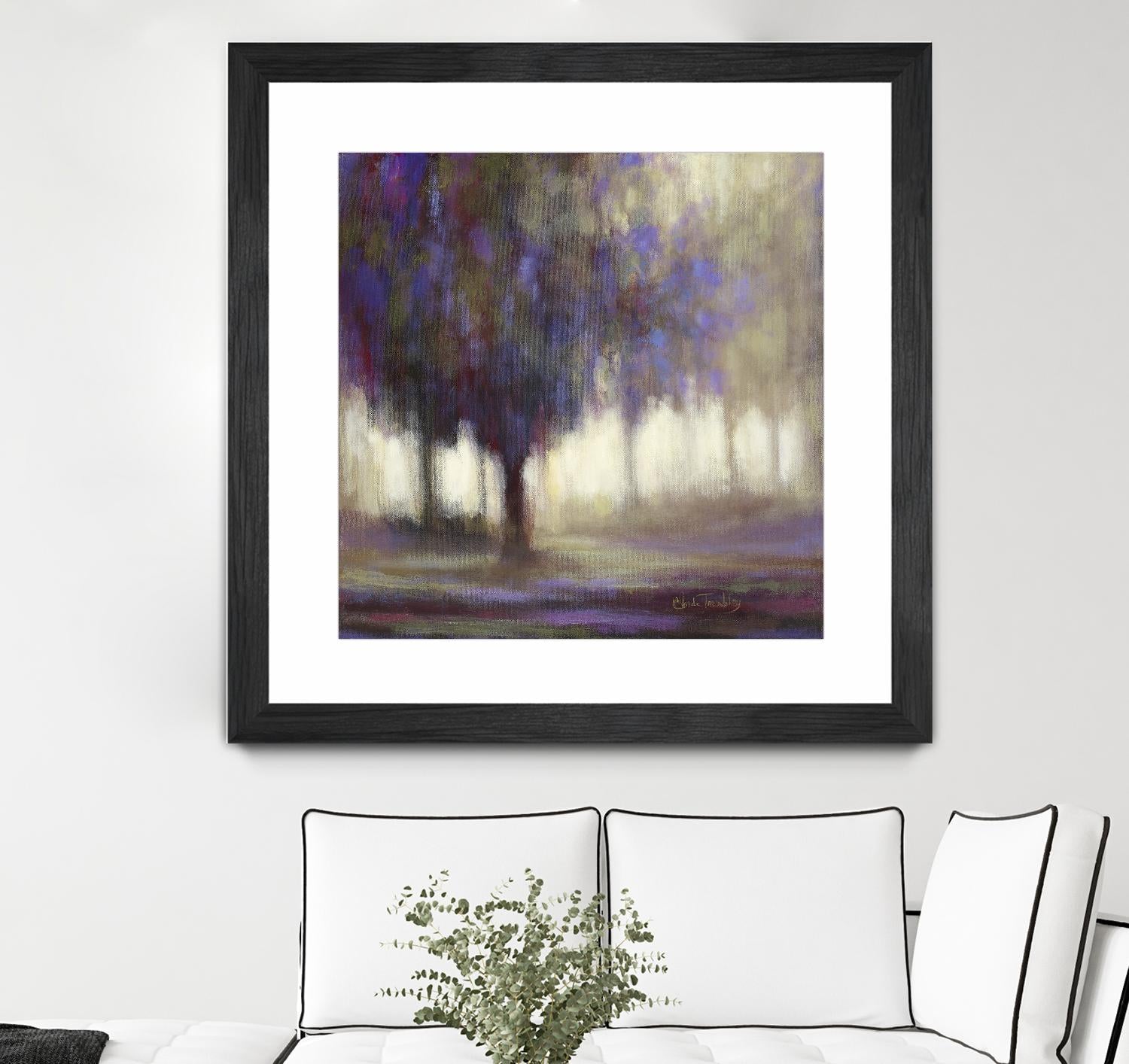 Monde en mutation by Claude Tremblay on GIANT ART - grey trees