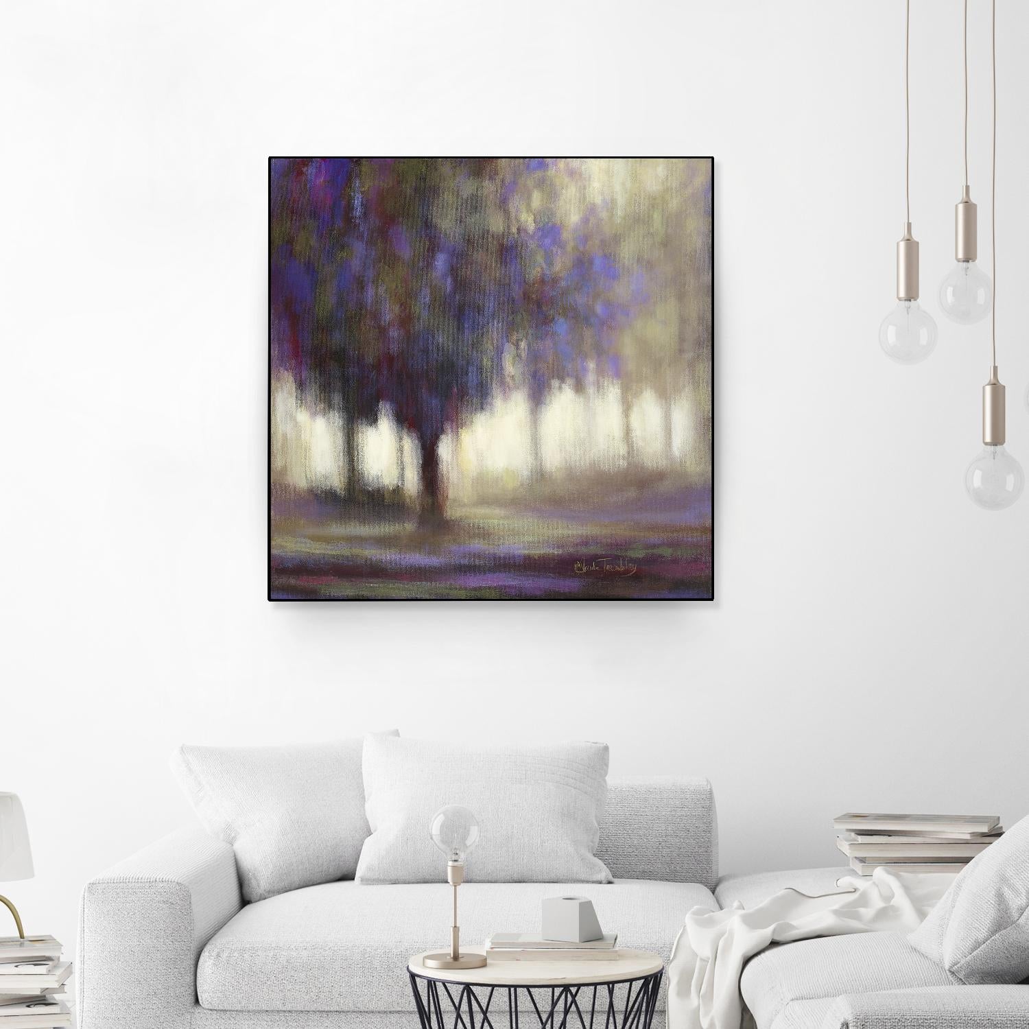 Monde en mutation by Claude Tremblay on GIANT ART - grey trees