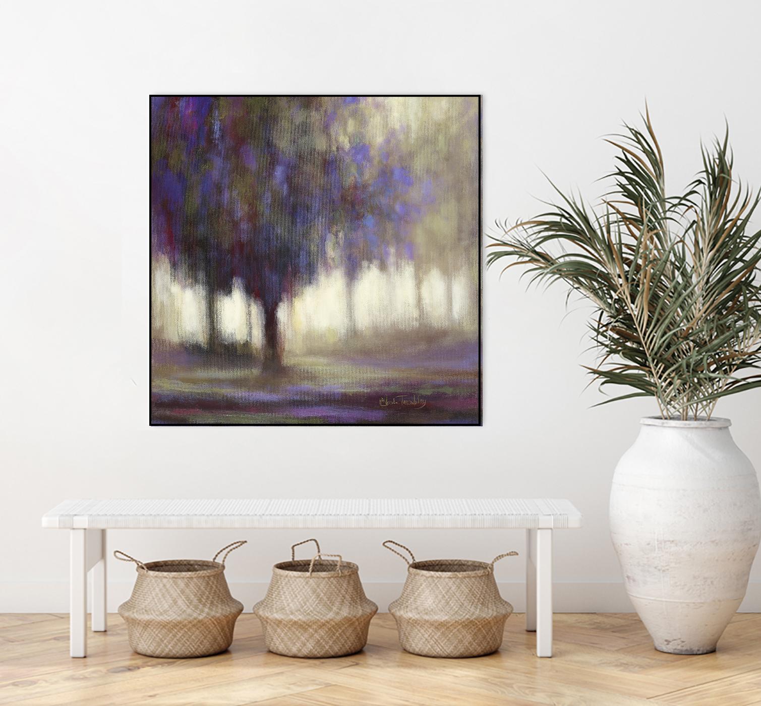 Monde en mutation by Claude Tremblay on GIANT ART - grey trees